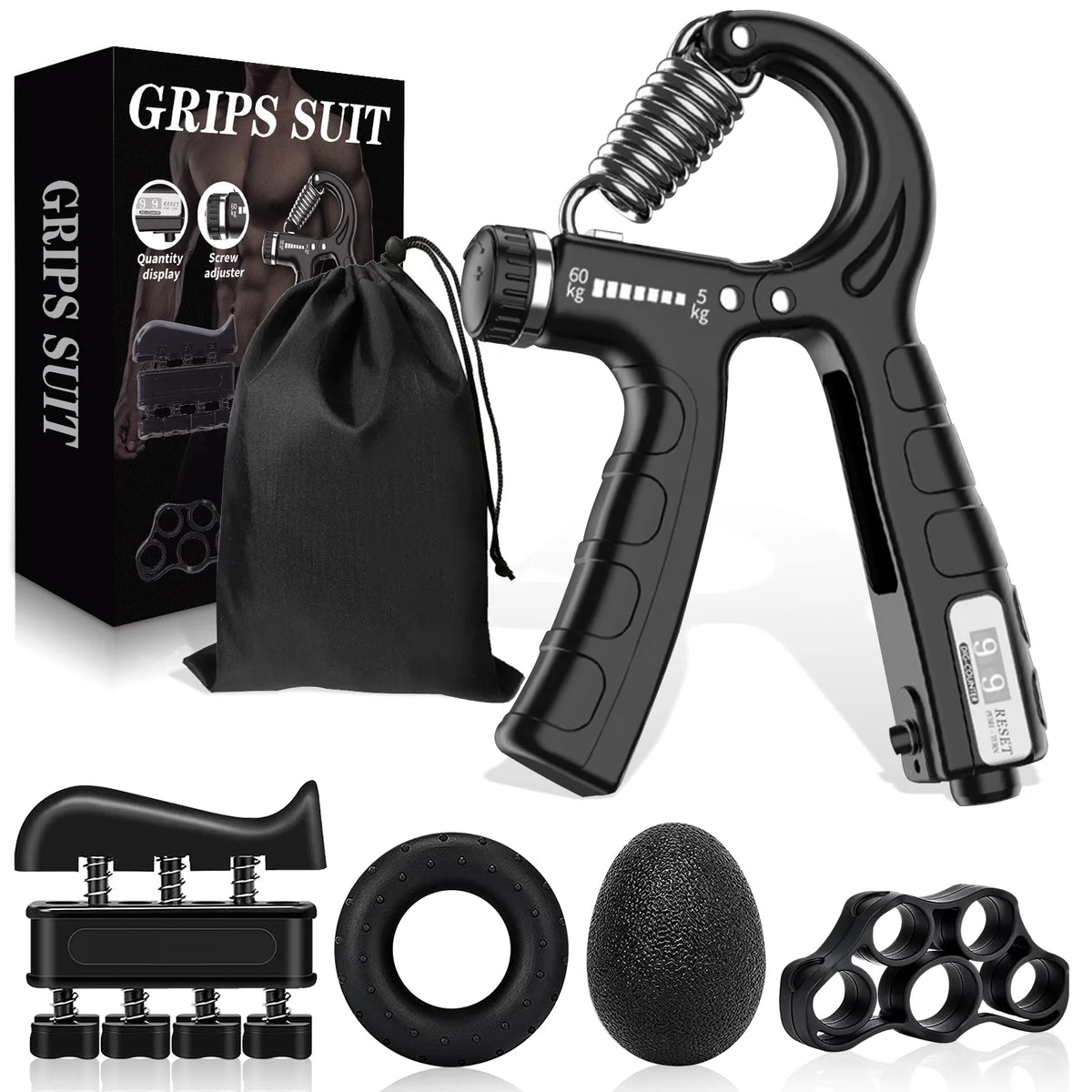 Adjustable Hand Grip Strengthener K78213