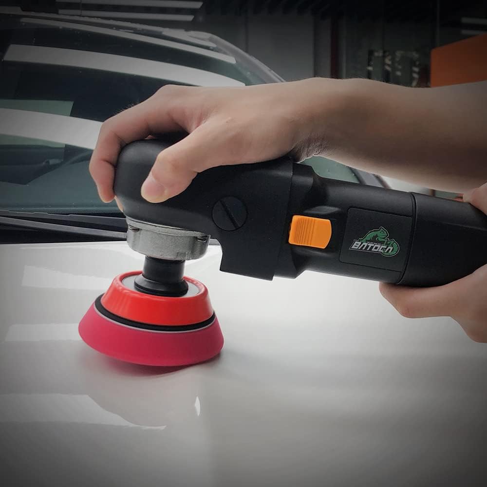 3 inch 6-Level Speed Rotary Car Polisher with Foam Polishing Pads D669