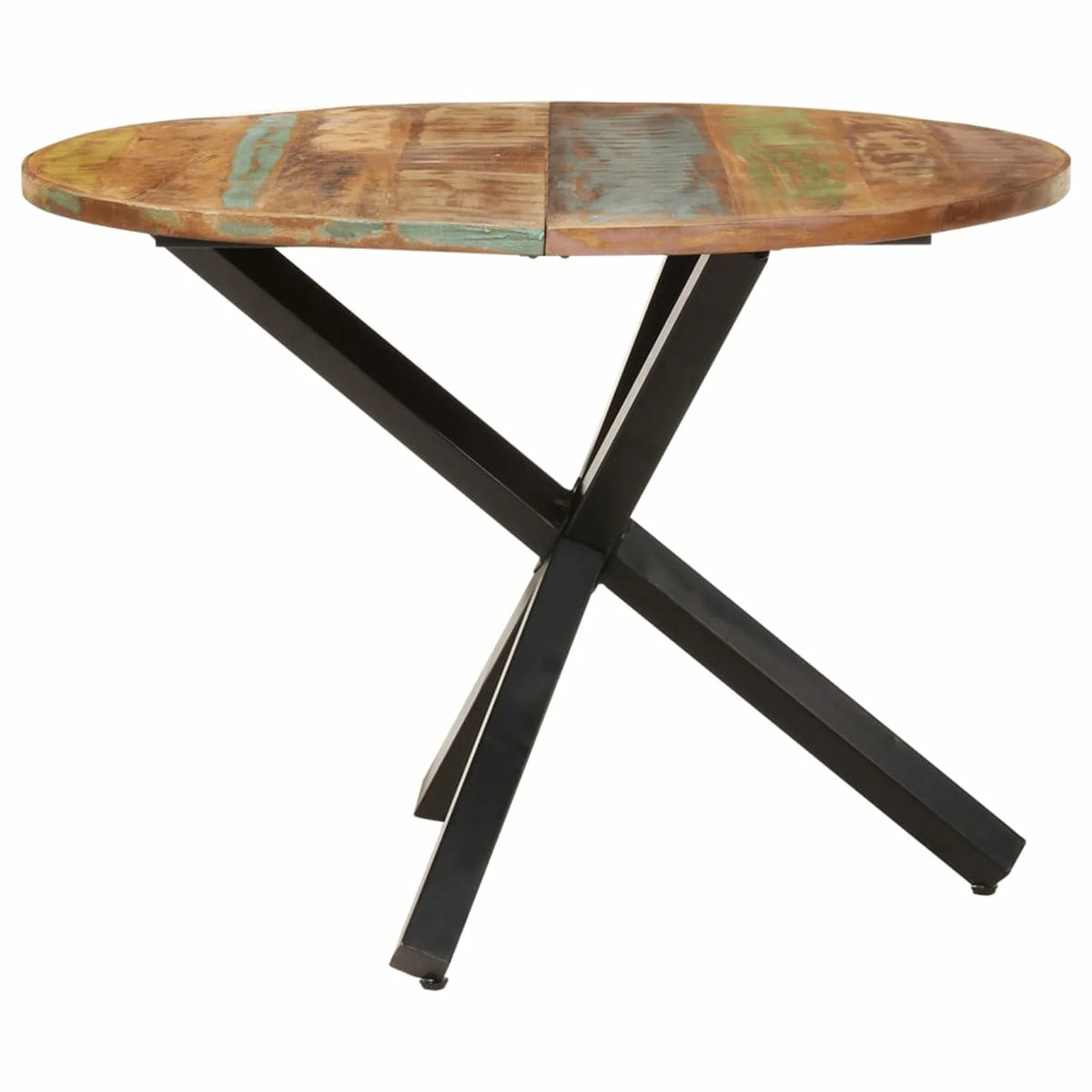 Round Solid Reclaimed Wood Dining Table I88888