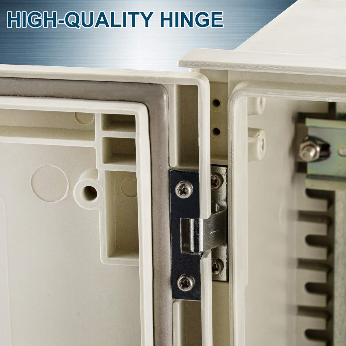 20 x 16 x 8 Inches Wall Mounted Waterproof Electrical Enclosure with Mounting Plate F184339