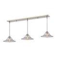 3-Light Island/Billiard Brushed Nickel E7844