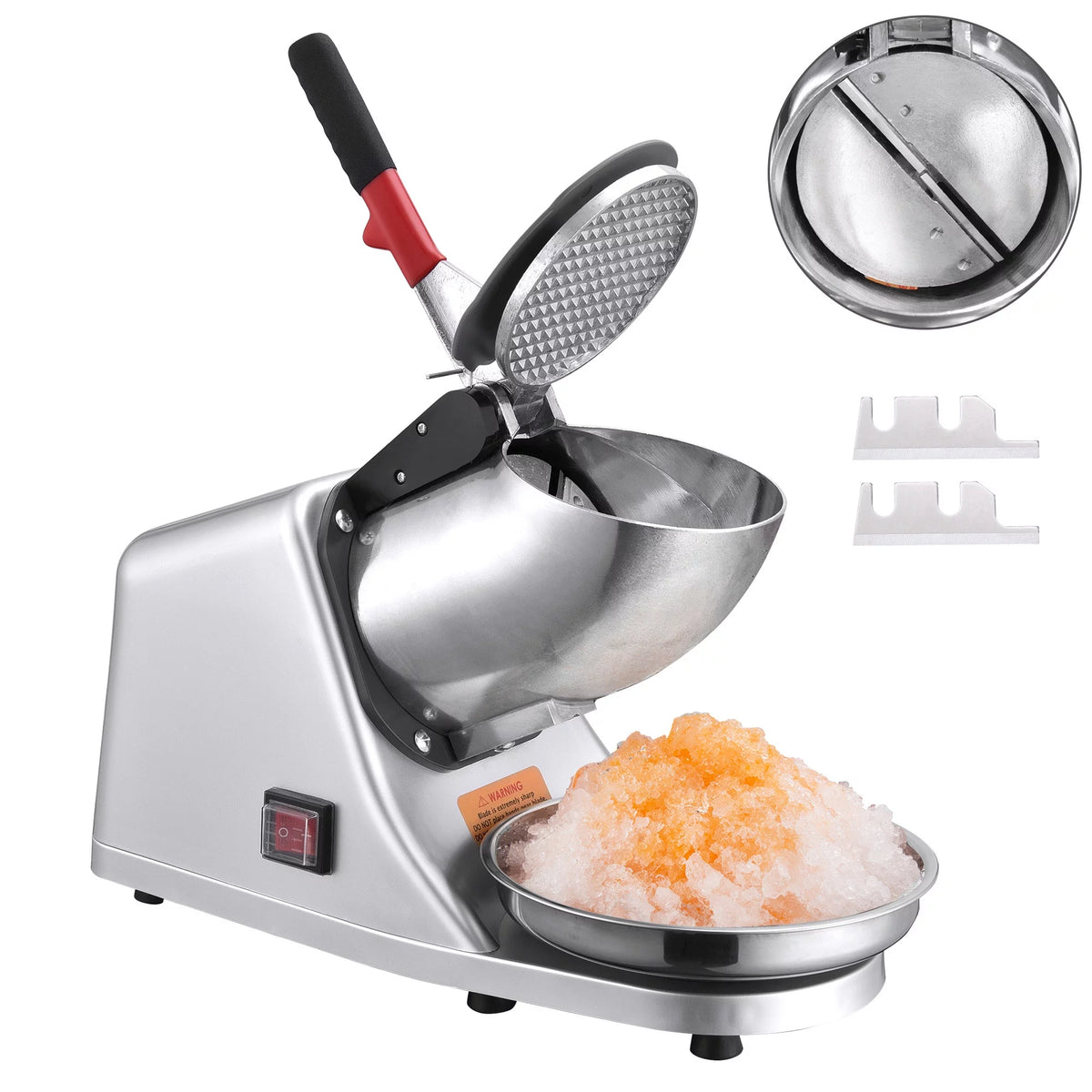300W Electric Ice Shaver Machine 143 lbs/hr C101
