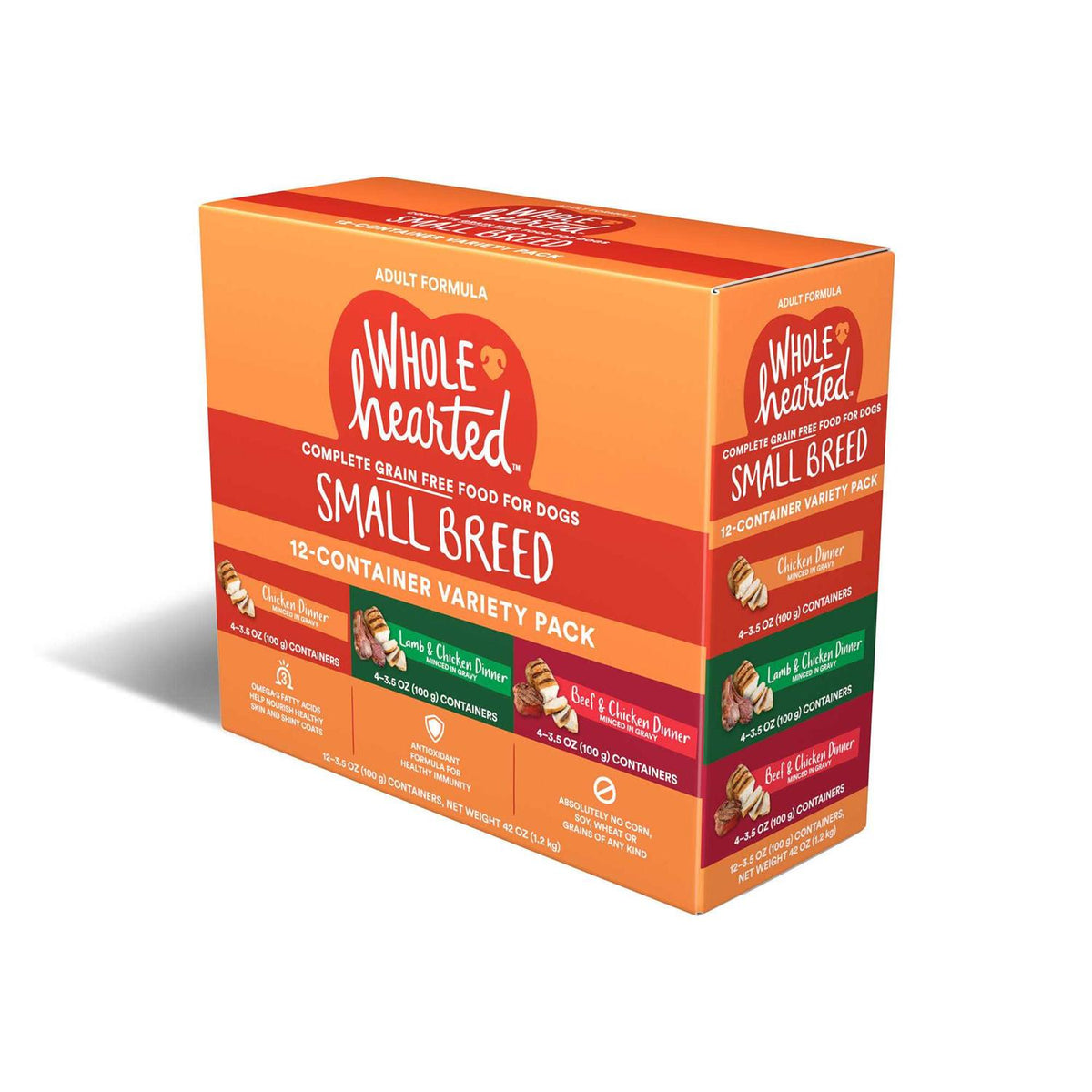 Grain Free Small Breed Minced in Gravy Adult Wet Dog Food Variety Pack H432