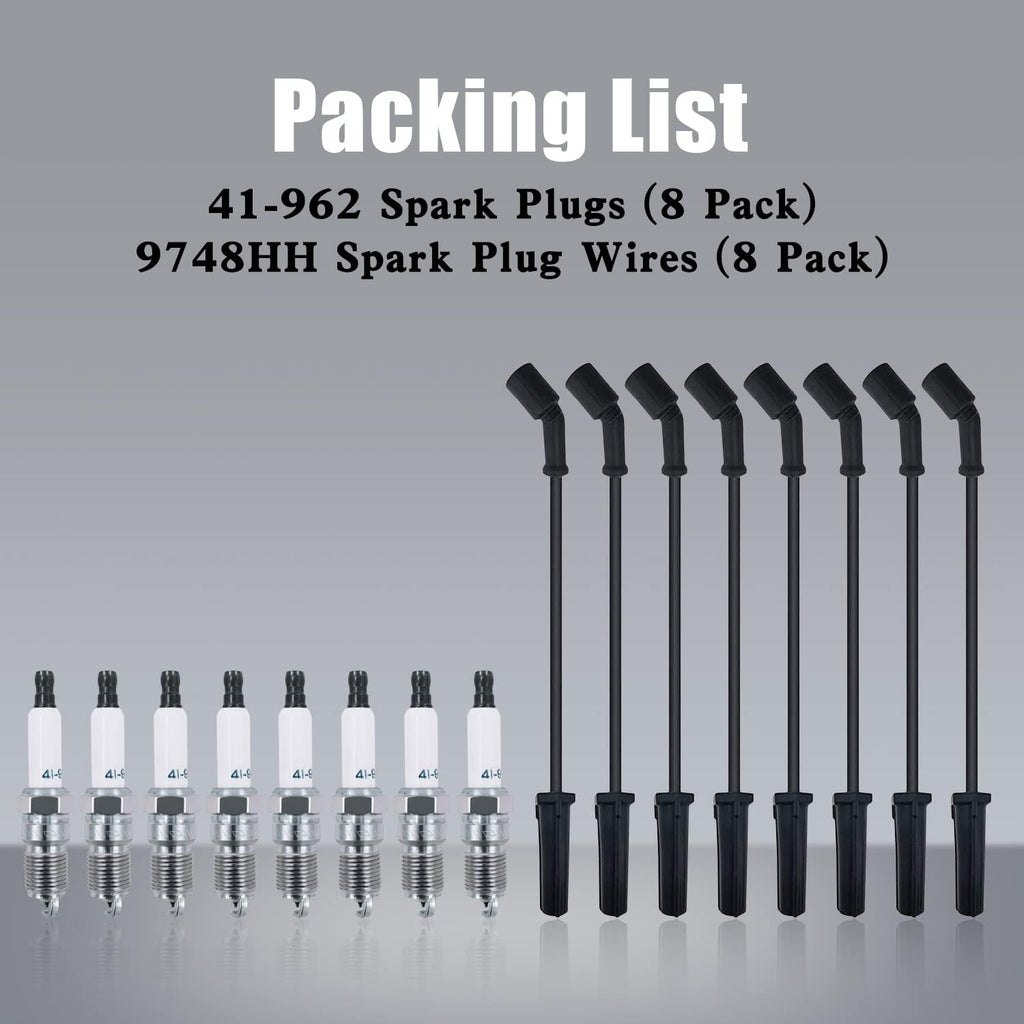 8 Pack Spark Plugs and Spark Plug Wires I111967