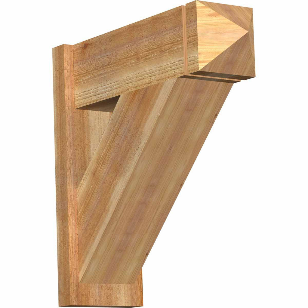 8x22W x 24x22D x 24x22H Traditional Rough Sawn Western Red Cedar Outlooker D6543