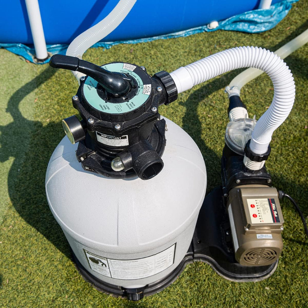 16" Sand Filter 3/4 HP Pool Pump with Timer Above Ground Pool Set J5130