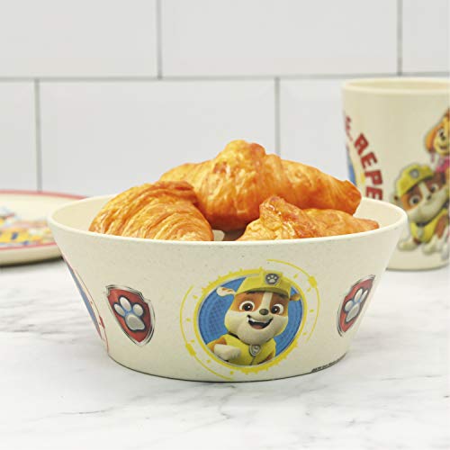 3 Piece Melamine Bamboo Kids Dinnerware Set T564646