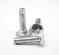 5/16x22-18 x 4 1/2x22 Coarse Thread Grade 5 Carriage Bolt Medium Carbon Steel Zinc Plated U3582