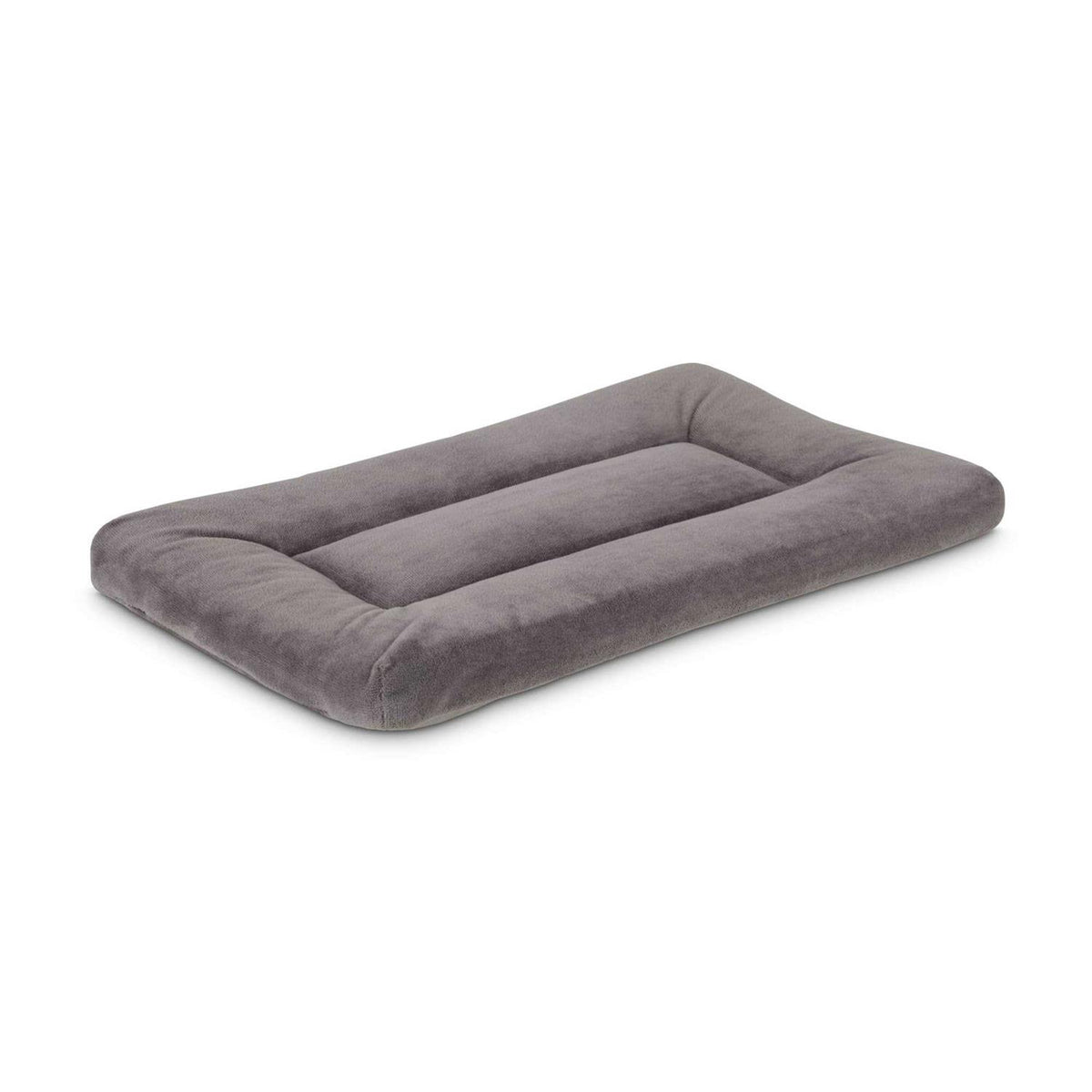 Dark Grey Velvet Dog Crate Mat and Pet Bed K868046