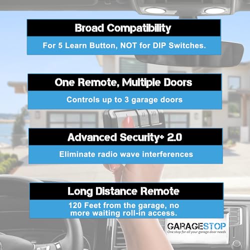 Universal Garage Door Opener Remote K720