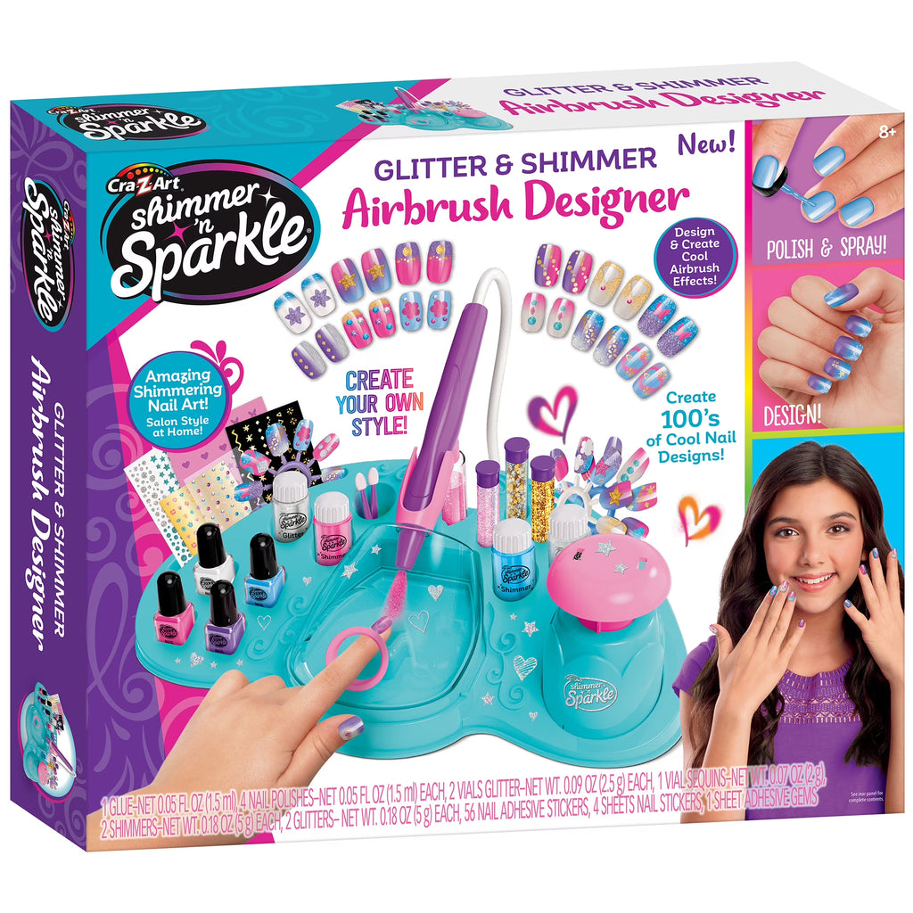 Glitter & Shimmer Airbrush Designer for Nail Art N43499
