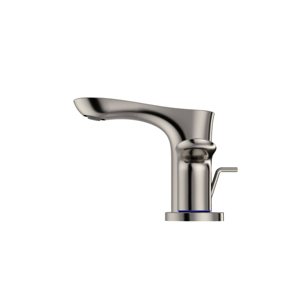 Two Handle Widespread Bathroom Sink Faucet, Polished Nickel G39604