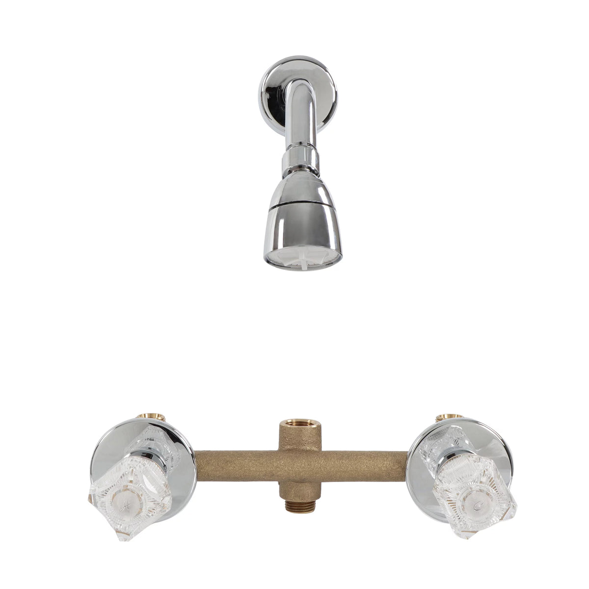 Concealed Shower Faucet 8in Shower System with Knobs K5758