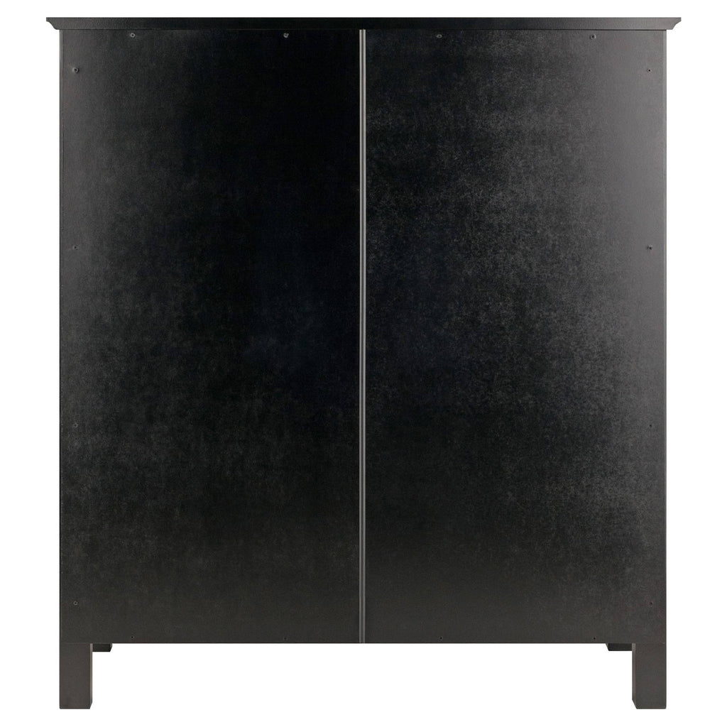 Black Cabinet with Drawers P687