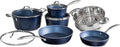 10 Piece Non-Stick Ceramic Cookware Set with Glass Lids I7121