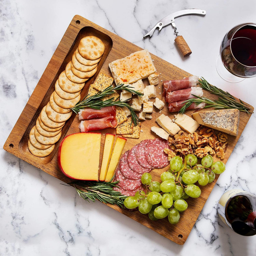 Reversible Acacia Wood Butcher Block Cutting Board E693030