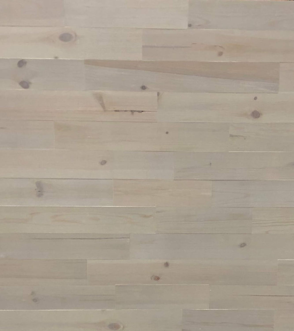 Pine Wooden Wall Planks Peel and Stick 4 Wide 10 Sq. Ft Pebble Pack of 2 R674