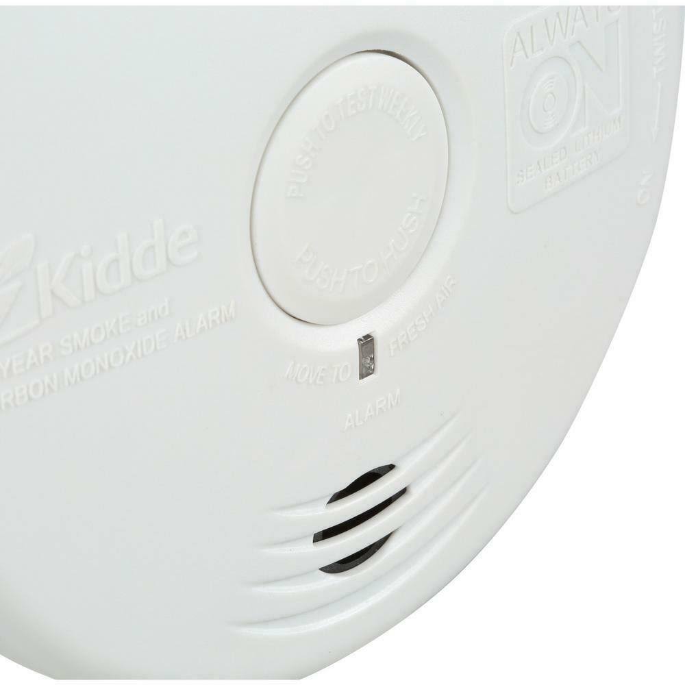 10 Year Sealed Battery Combination Smoke and Carbon Monoxide Detector (2-Pack) D1740