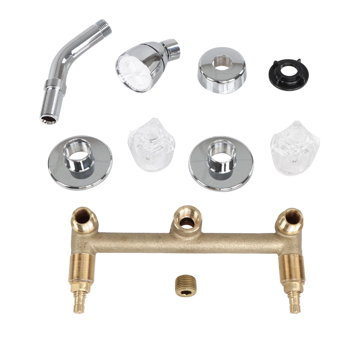 Concealed Shower Faucet 8in Shower System with Knobs K5758