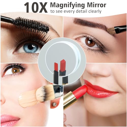 White Dimmable LED Makeup Mirror L46427