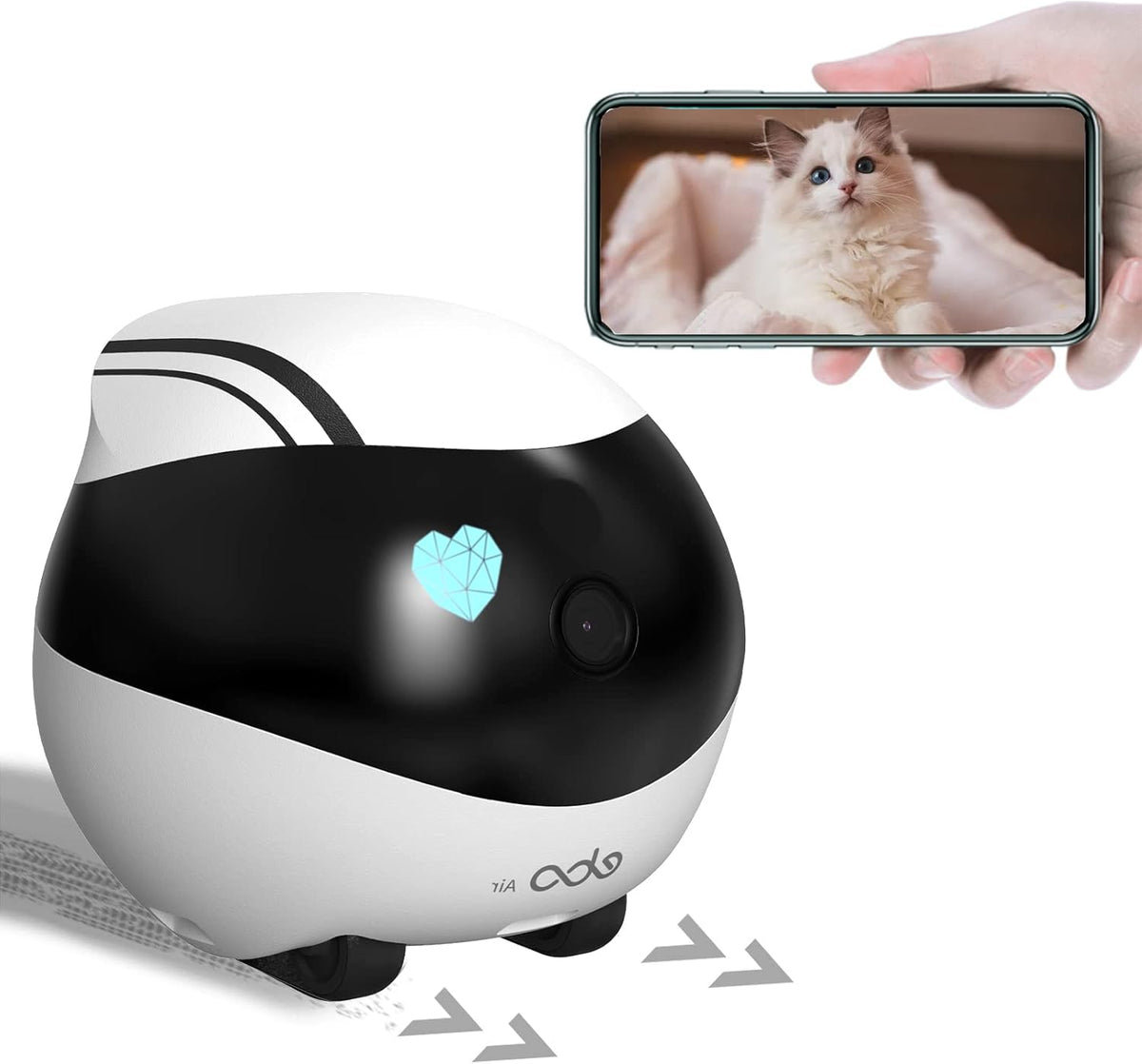 Remotely Moving Security Robot with Two Way Audio and WiFi Full HD Y769