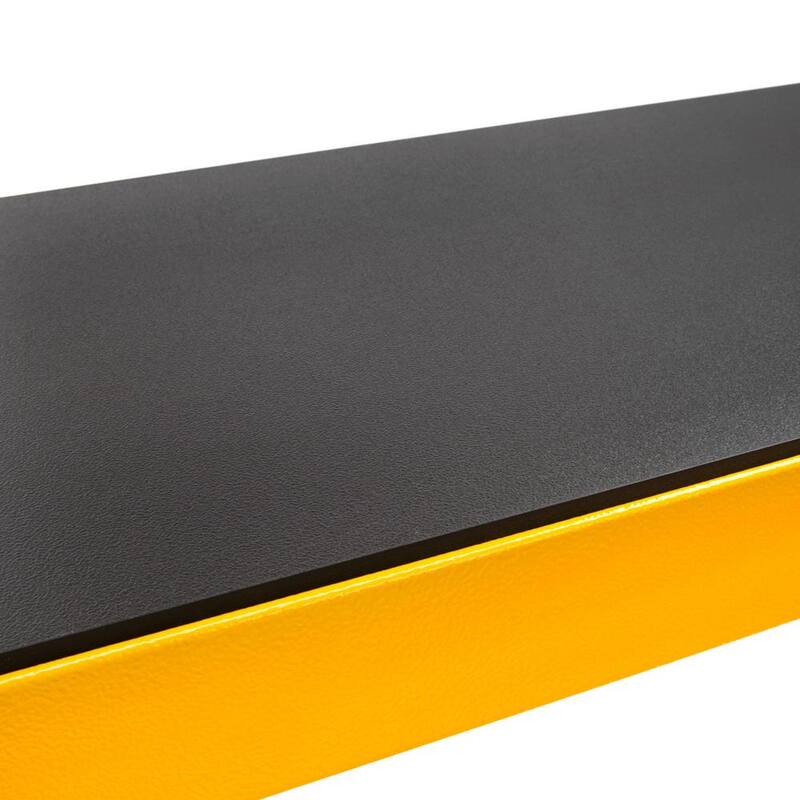 Yellow 3-Tier Steel Storage Shelving Unit F85427