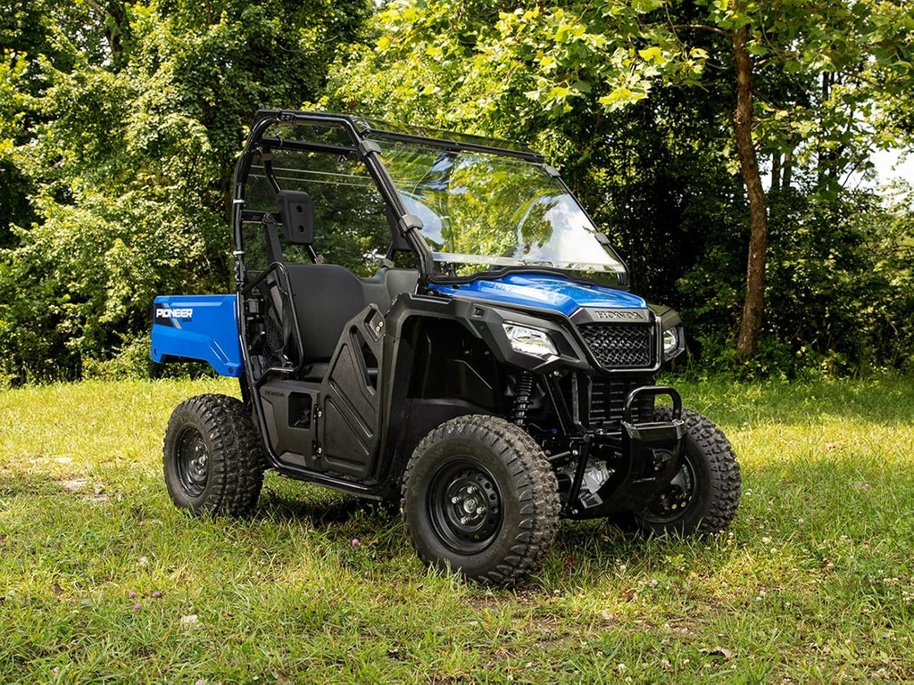 Heavy Duty Full Windshield for Honda Pioneer 500/520, 1/4 Thick Clear Polycarbonate U303