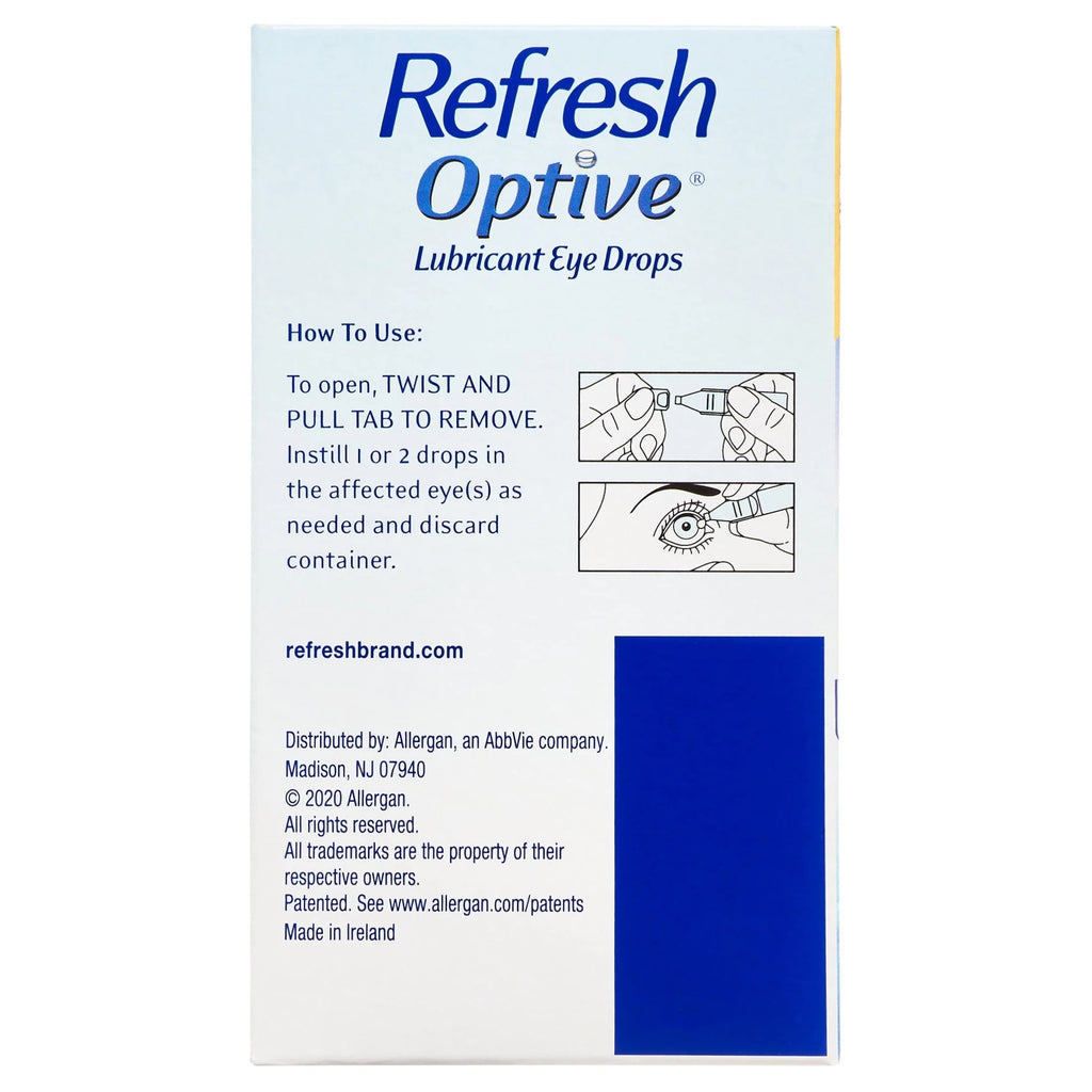 60 Count 0.4 ml Lubricant Eye Drops C790