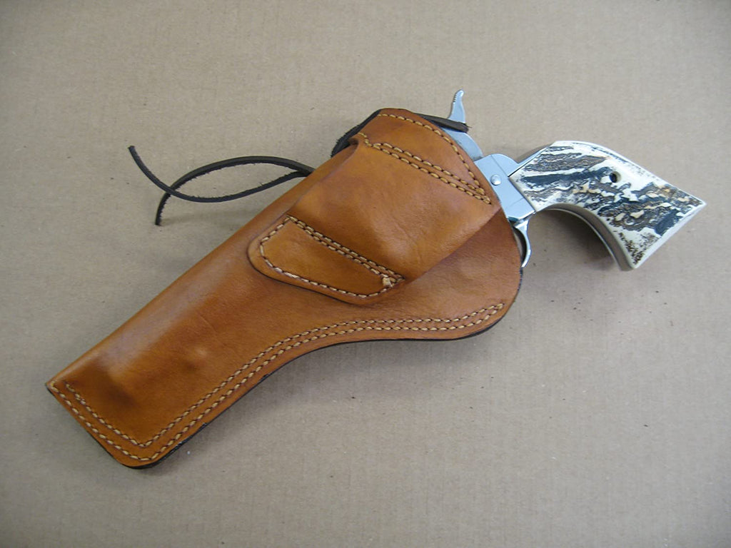 Leather Cross Draw Holster for Single Action Revolver TAN RH T86126