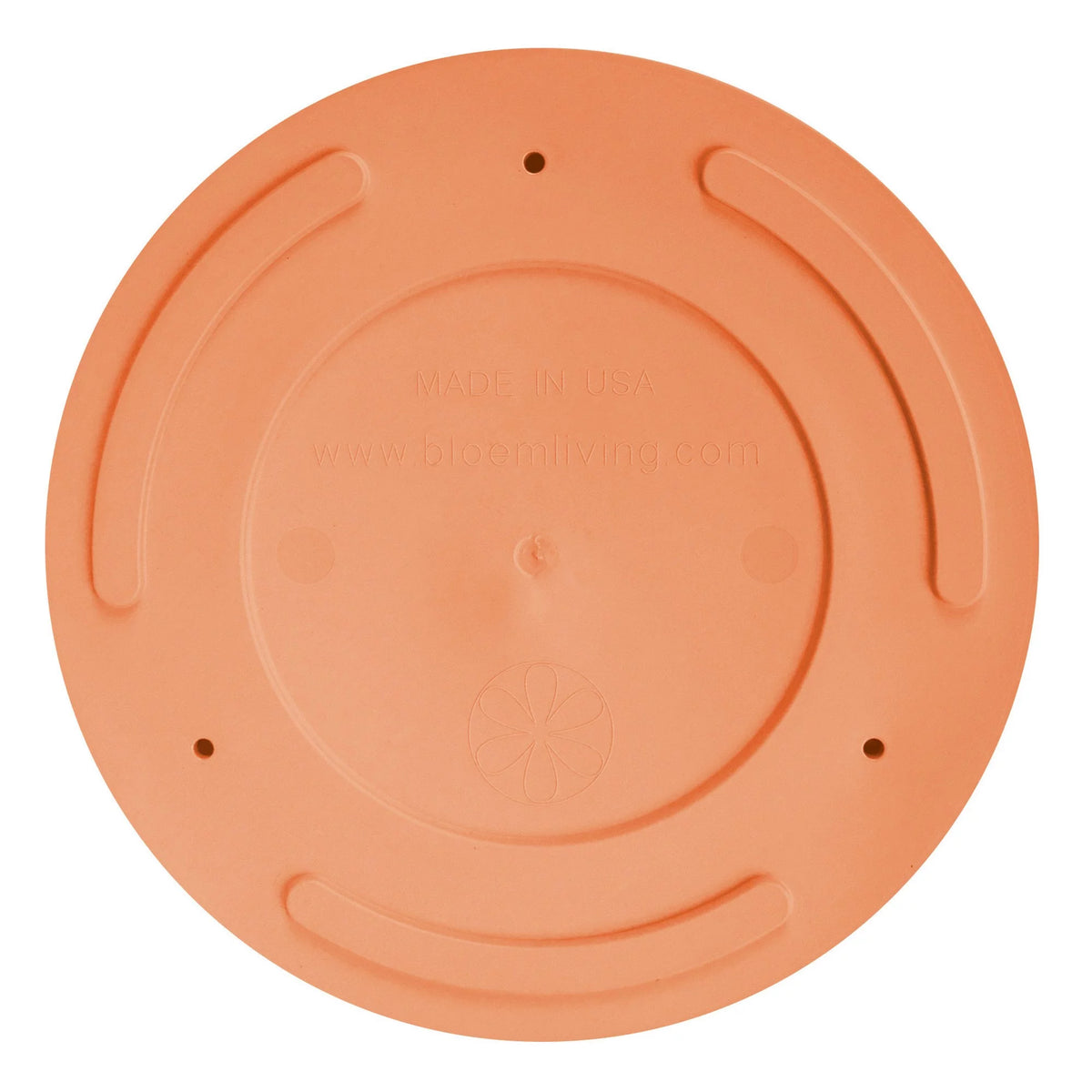 12-in Round Resin Planter with Saucer V2815
