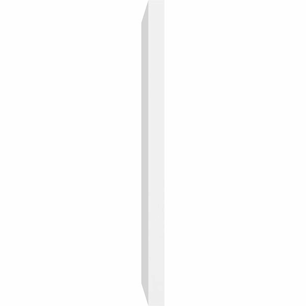 PVC Gable Vent with Brickm P609953