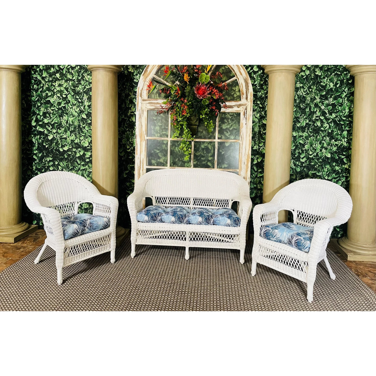 3 Piece Cushion Set Caesar Indigo L130658