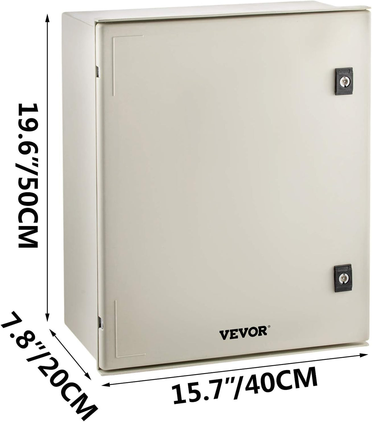 20 x 16 x 8 Inches Wall Mounted Waterproof Electrical Enclosure with Mounting Plate F184339