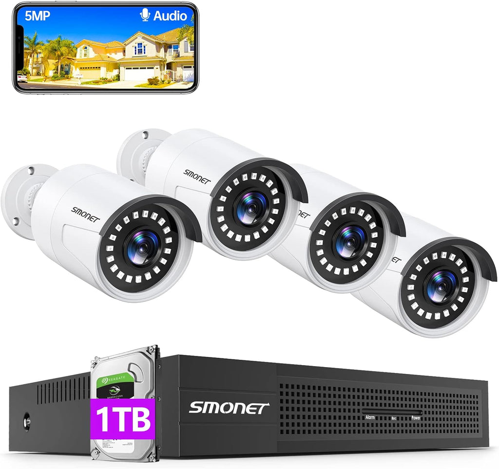 8CH 5MP PoE CCTV Camera Security System with 3TB Hard Drive Q8880