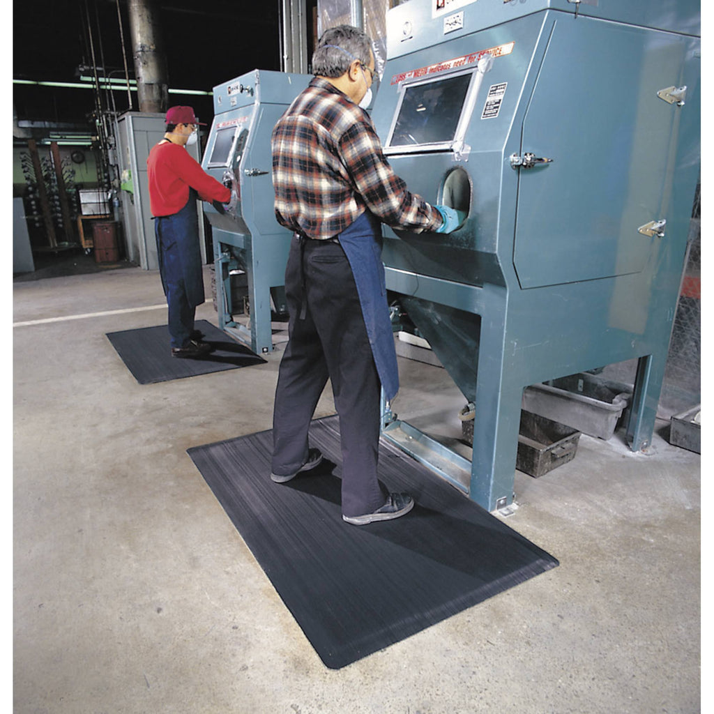 Antifatigue Mat, Black, 3Ft. x 5Ft. I695063