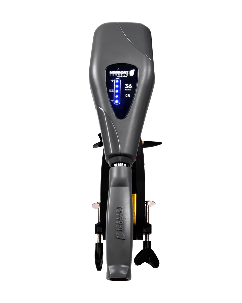 36 Lb. Thrust Saltwater Transom Mounted Electric Kayak Trolling Motor with 24 In. Shaft B95406