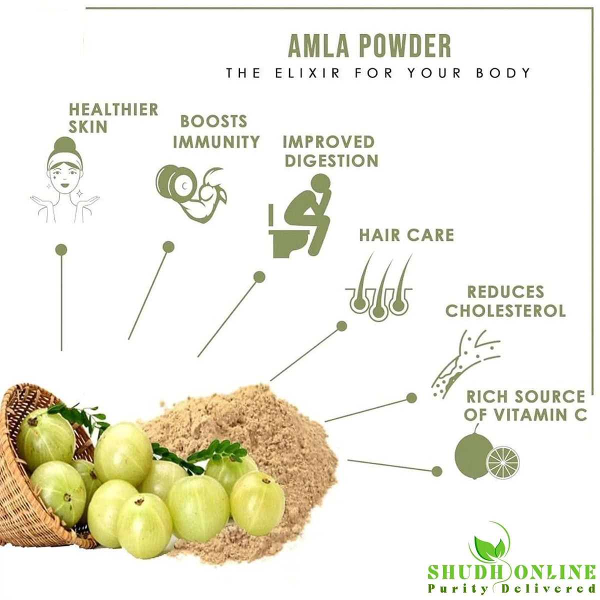 Dry Amla Pieces 200 Grams A171427
