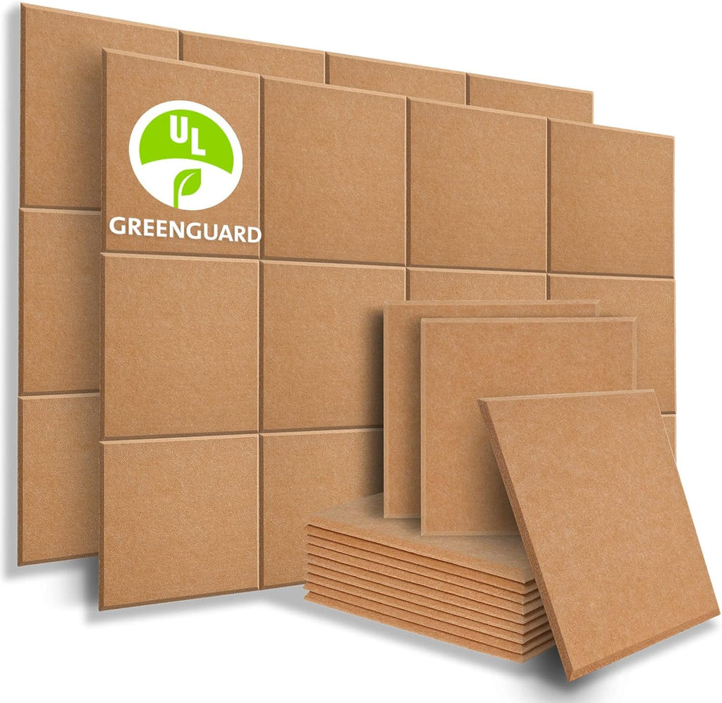 Art Acoustic Panels 12"x12" 6 Pack Sound Absorbing Wall Panel L4543