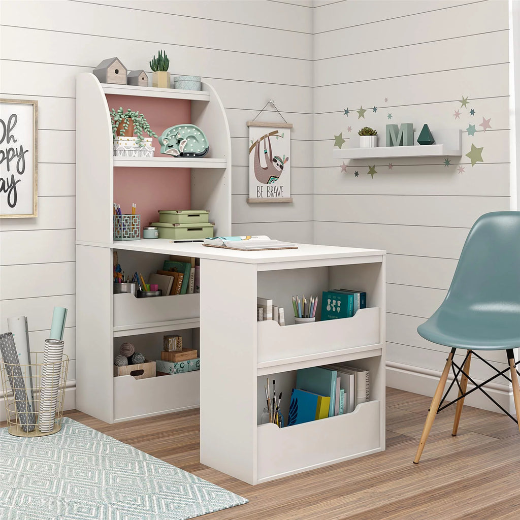 White Kids Craft Desk I1721