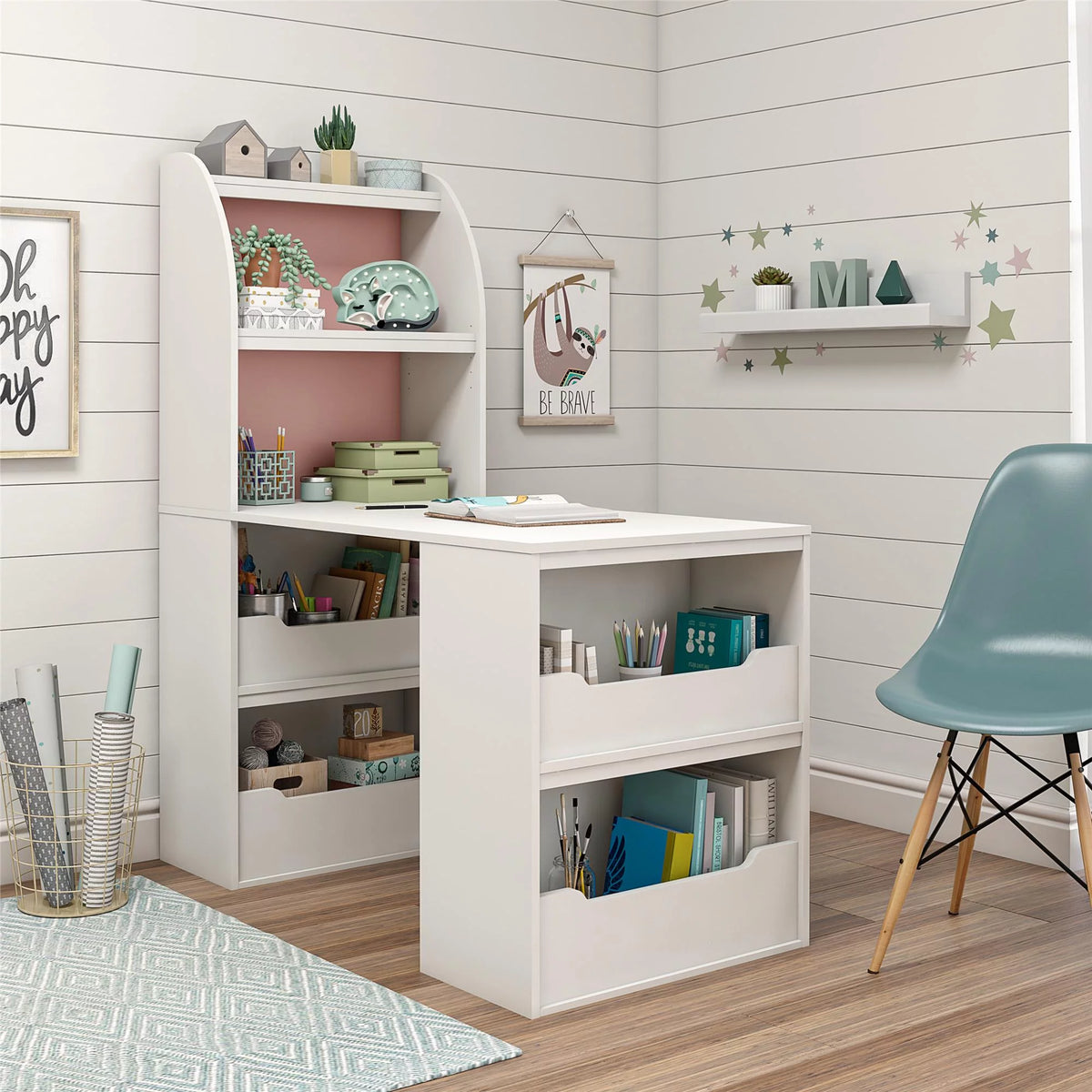 White Kids Craft Desk I1721