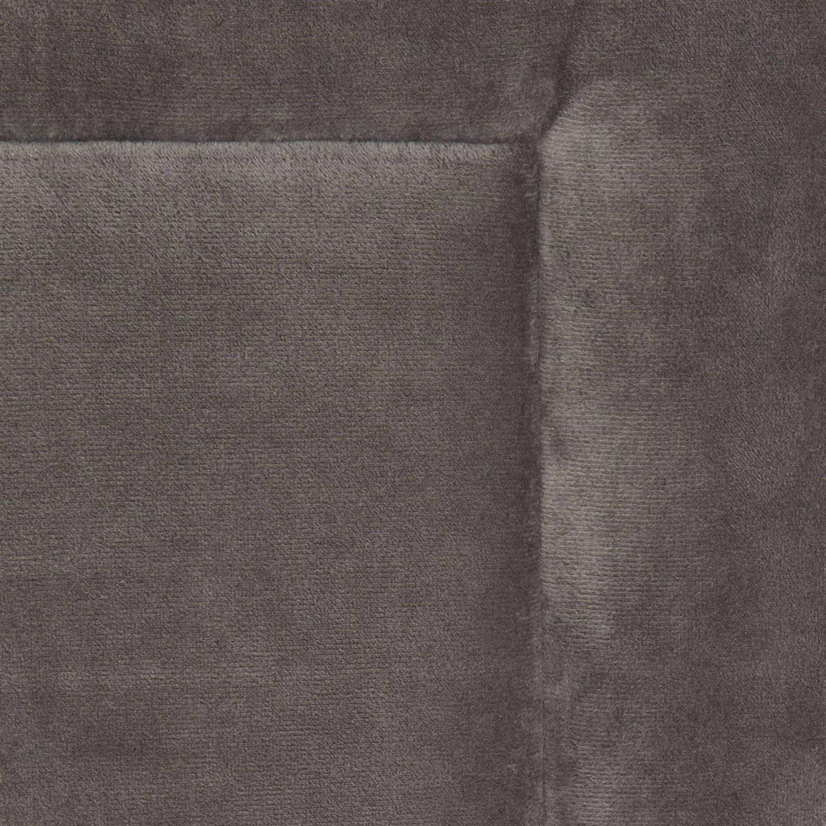 Dark Grey Velvet Dog Crate Mat and Pet Bed K868046