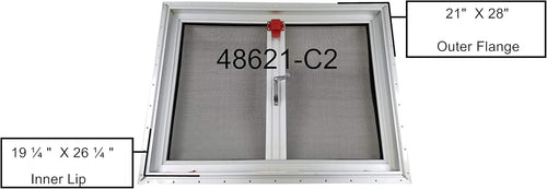 19 1/4 x 26 1/4 RV Roof Escape Hatch Cut-Out U367780