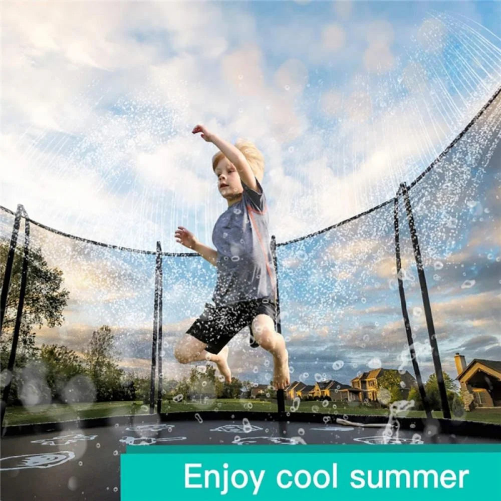Trampoline Water Sprinkler for Kids, 39.3 ft Long Outdoor Accessories L746865