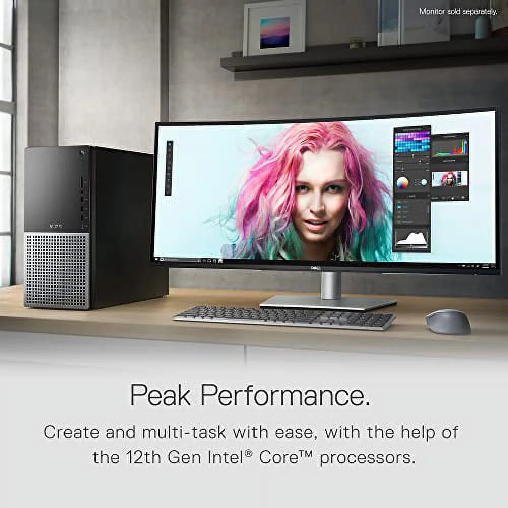 12th Gen Intel Core i7-12700K 16GB DDR5 RAM 512GB SSD 1TB HDD NVIDIA GeForce RTX 3060 12GB Wi-Fi 6 Bluetooth Windows 11 Home Black Refurbished Desktop Computer S15385