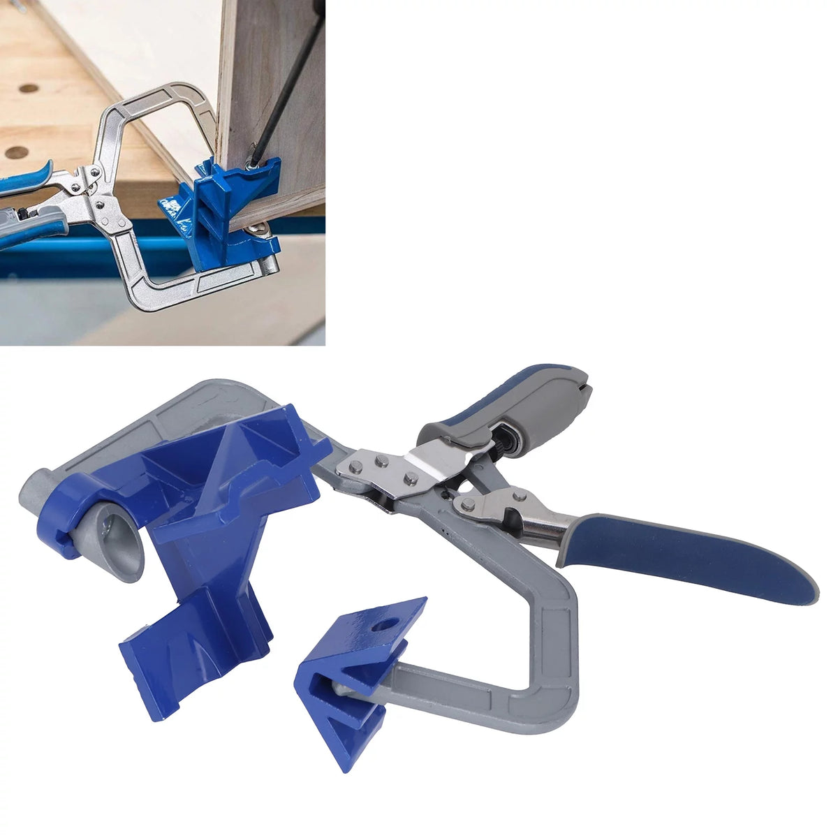 90° Corner Clamp Woodworking Clamp Picture Frame Quick Fixed Corner Clip D132297