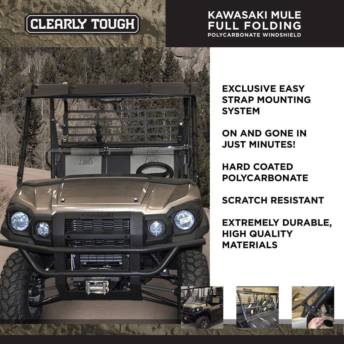 Full Folding Windshield F96861