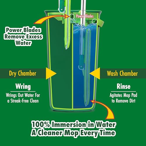 Microfiber Wet & Dry Mop and Bucket System with 4 Pads K28183