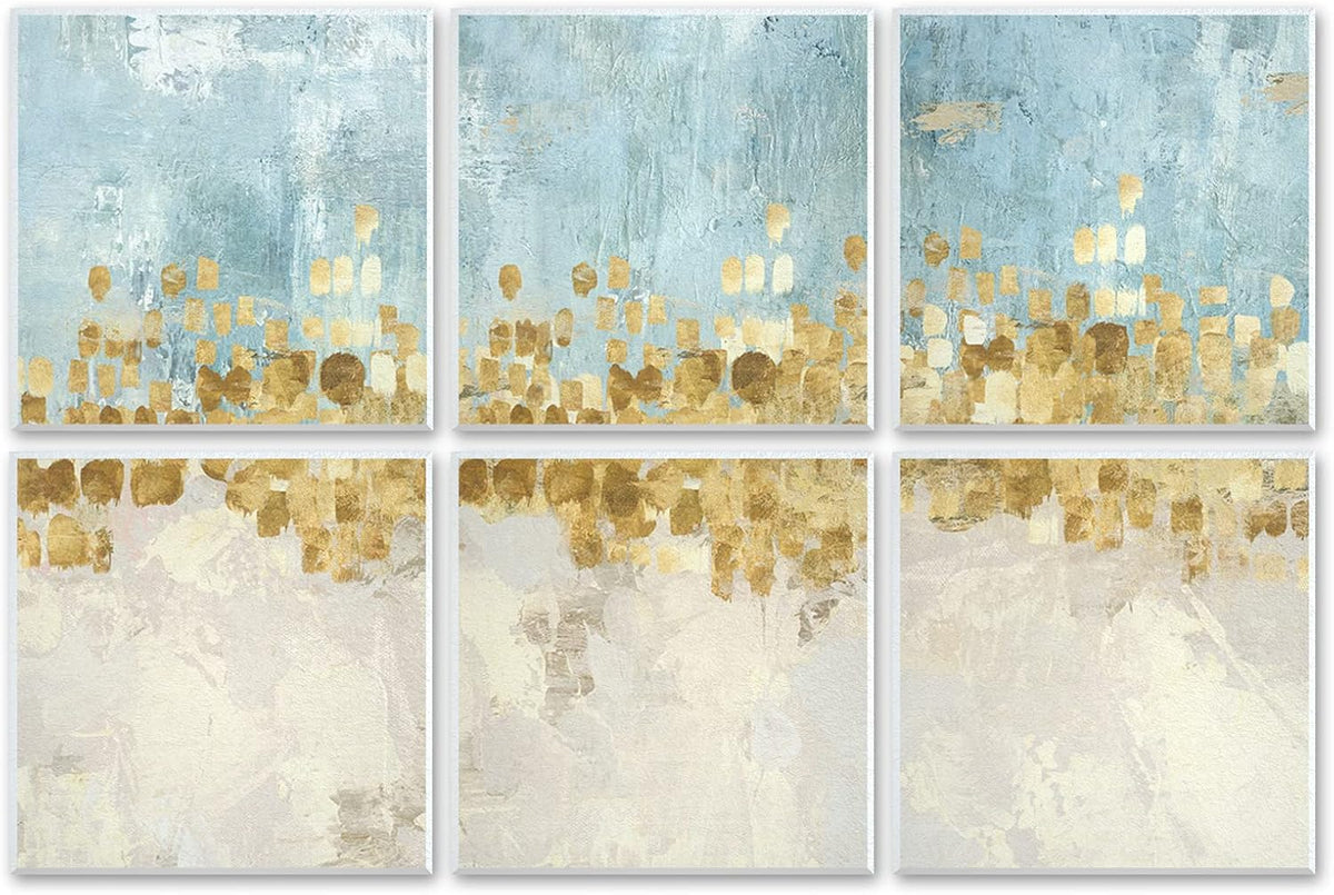 Art Acoustic Panels 12"x12" 6 Pack Sound Absorbing Wall Panel L4543