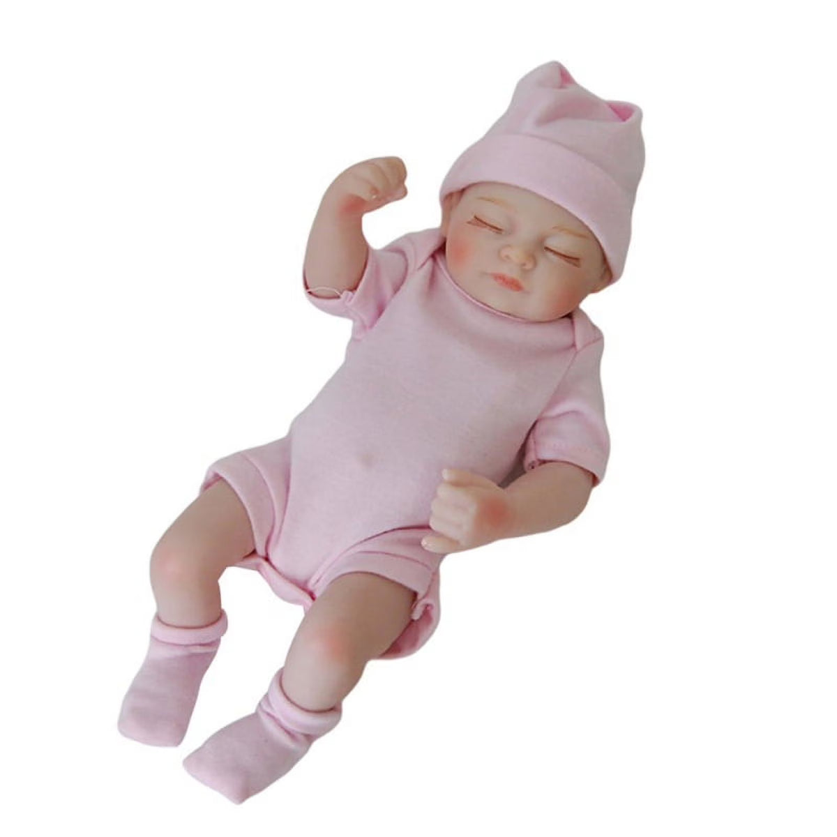 10inch Full Body Silicone Reborn Baby Doll with Clothes & Accessories O355