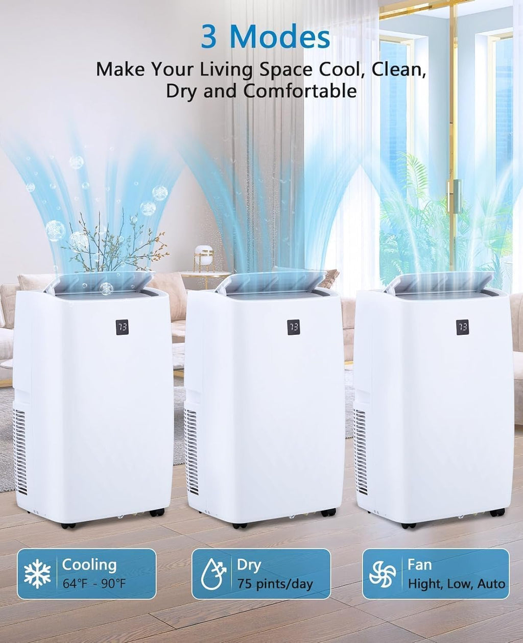 12000BTU Portable Air Conditioner F85107